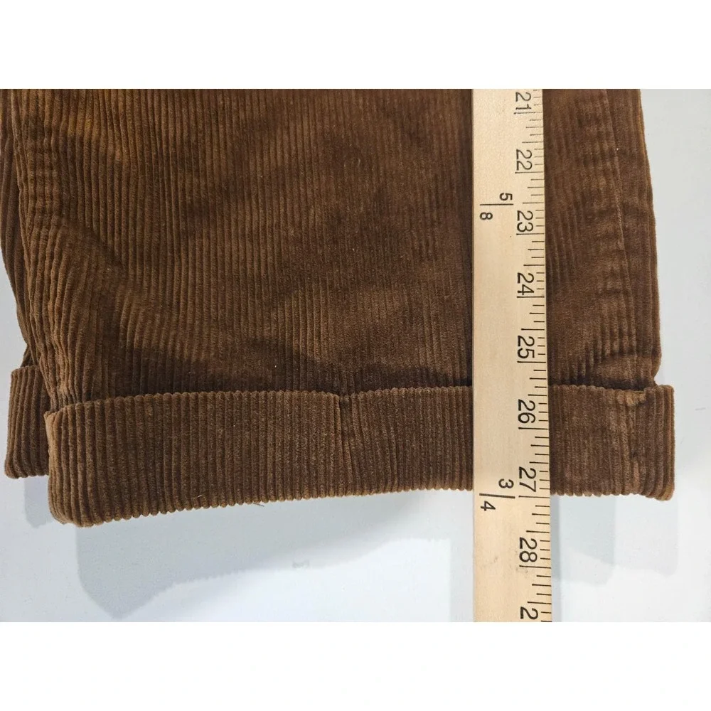 Vintage 80s Polo Ralph Lauren Corduroy‎ Pants Men's 38x27 Brown Made in USA